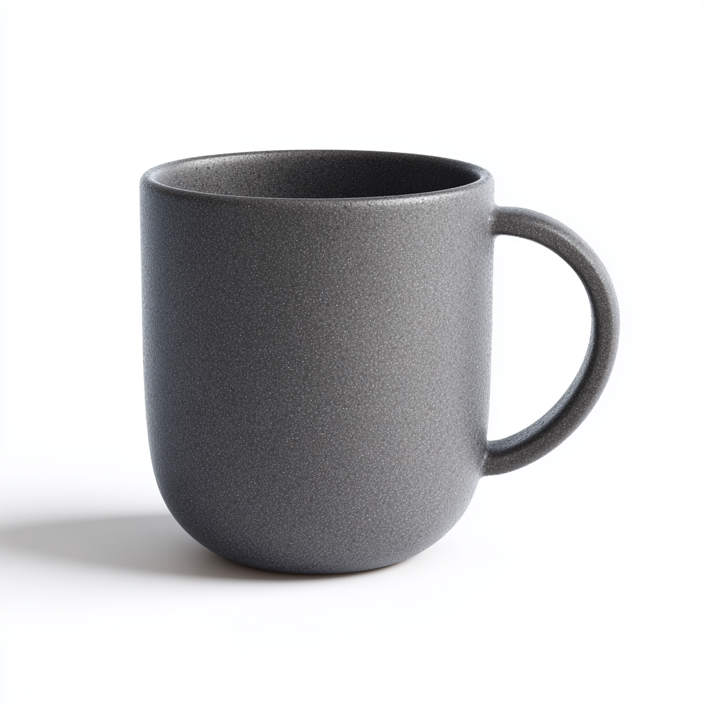 Matte Minimalist Ceramic Mug - 12oz Studio Edition